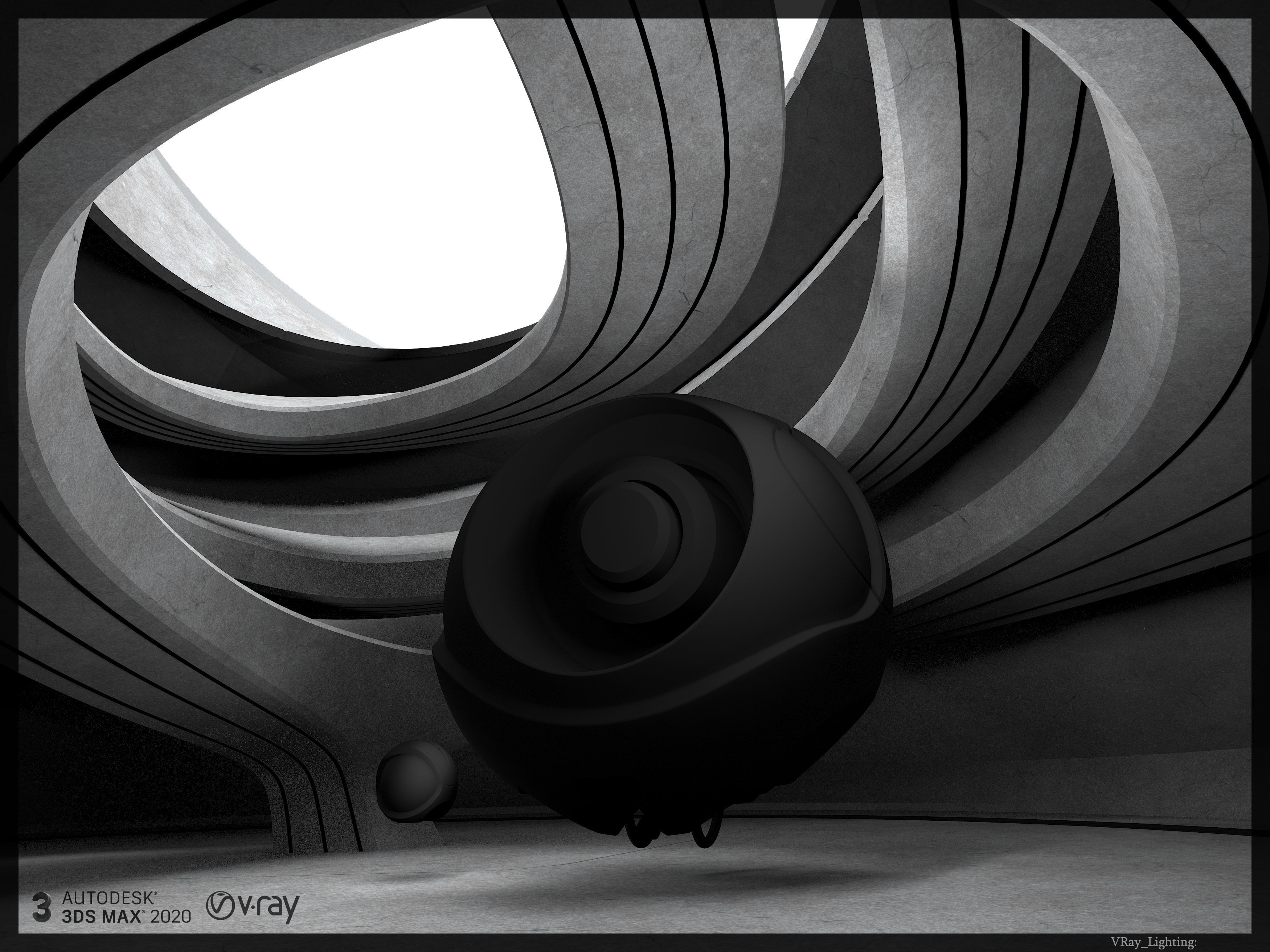 Synthetic matt plastic soft Black- Texture_3