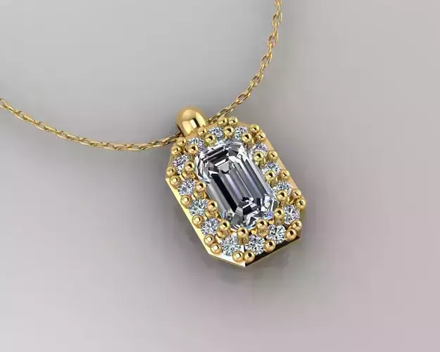 Pendant P183 3D Print Model 3D print model