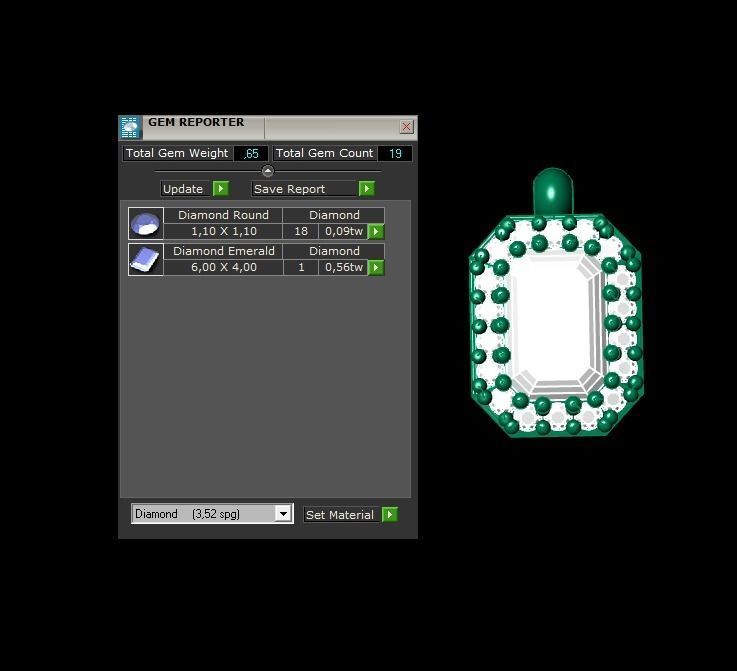 Pendant P184 3D Print Model 3D print model_1