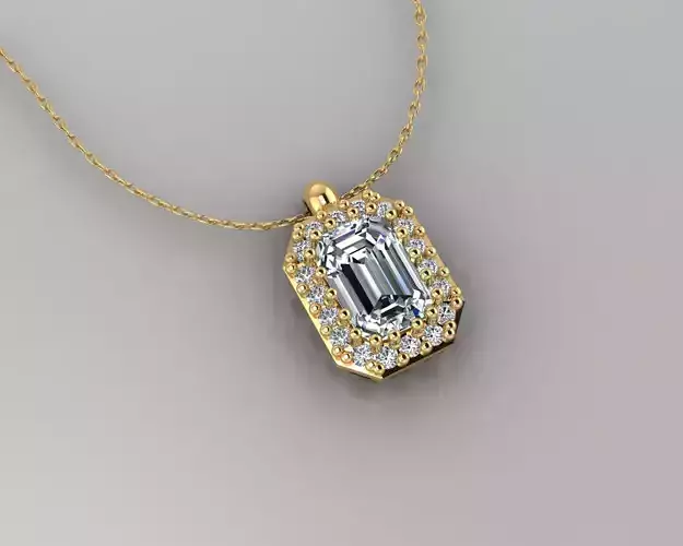 Pendant P184 3D Print Model