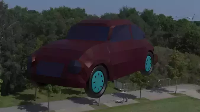 Toy Car lowpoly 