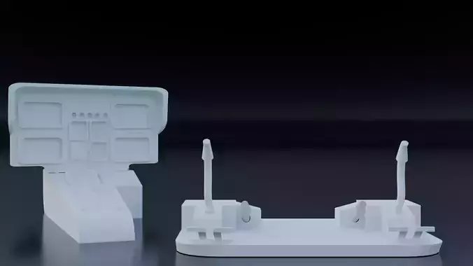 Cockpit EC135 3D print model