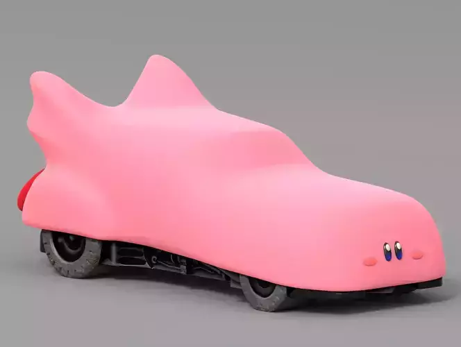 FANART KIRBY BATMOBILE