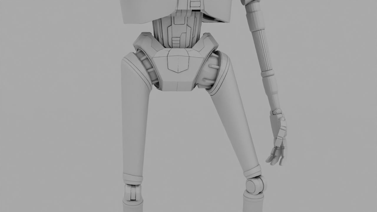 Rogue One Imperial robot   rigged 3D model_17