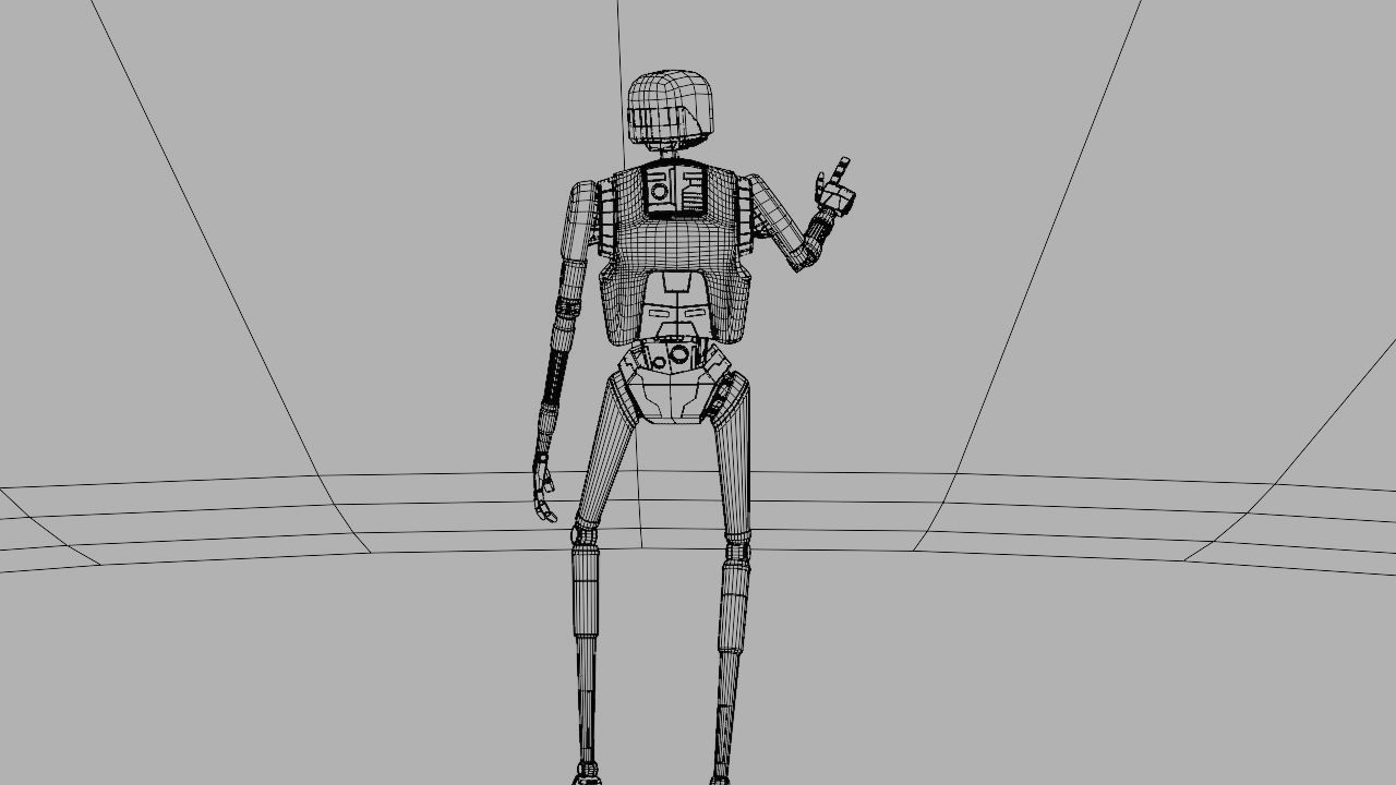 Rogue One Imperial robot   rigged 3D model_23