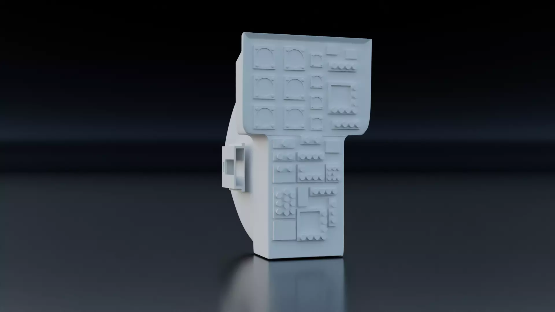 Cockpit Hughes 500 3D print model
