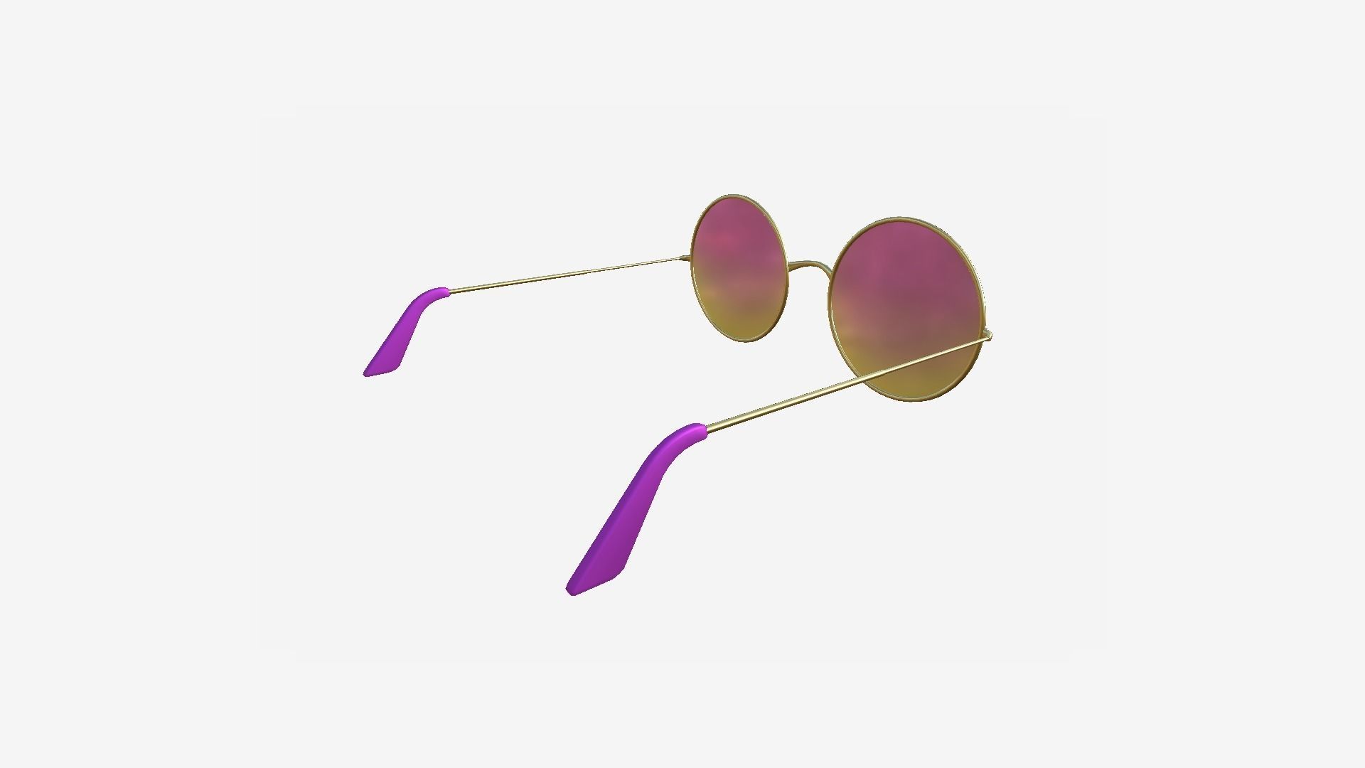 12 Sunglasses Rounded D Collection - Character Design Fashion _65