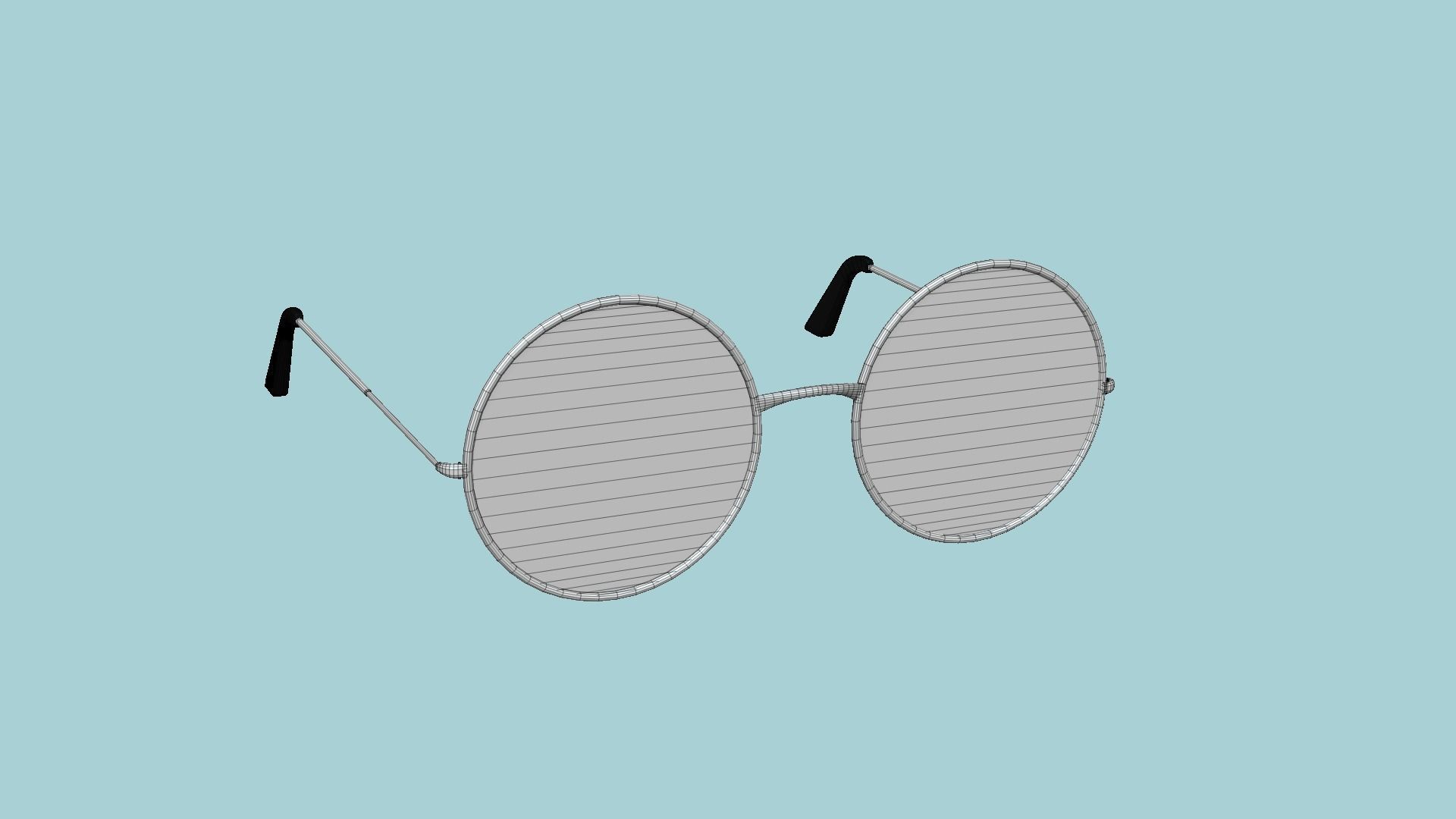 12 Sunglasses Rounded D Collection - Character Design Fashion _83