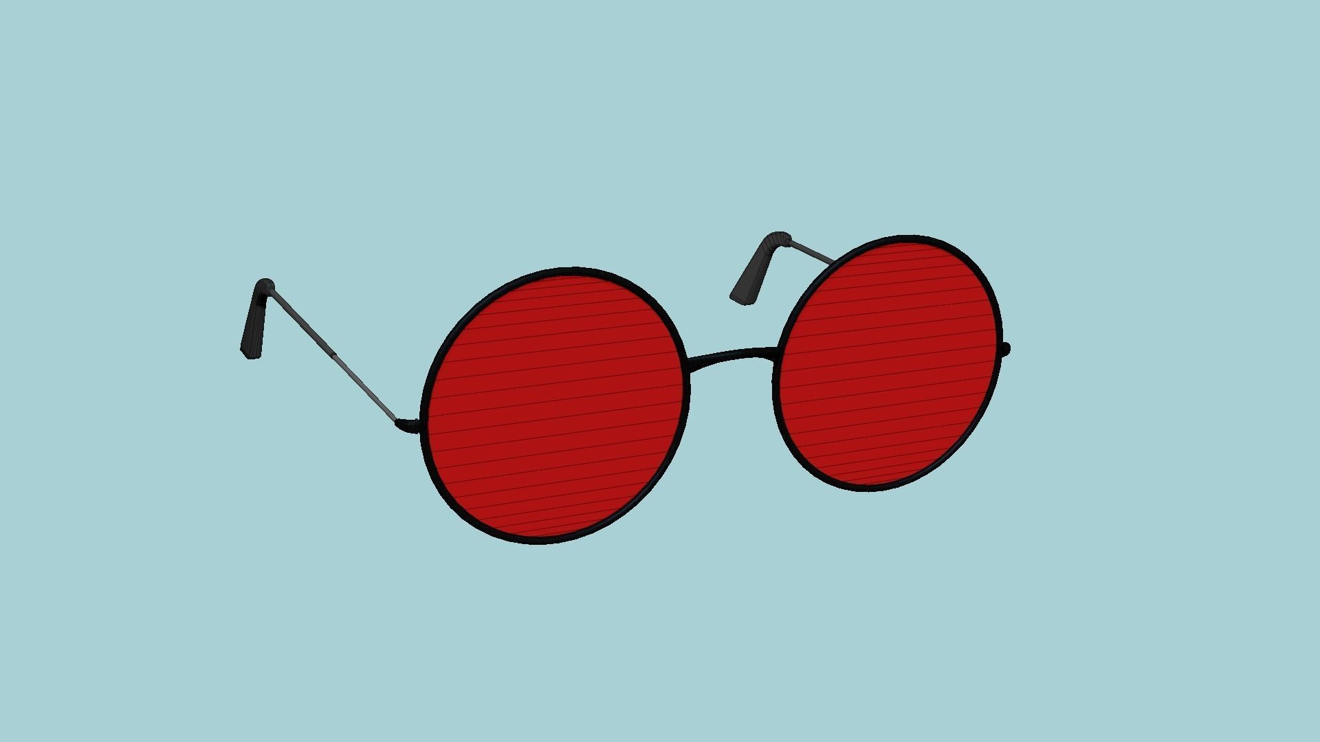 12 Sunglasses Rounded D Collection - Character Design Fashion _72