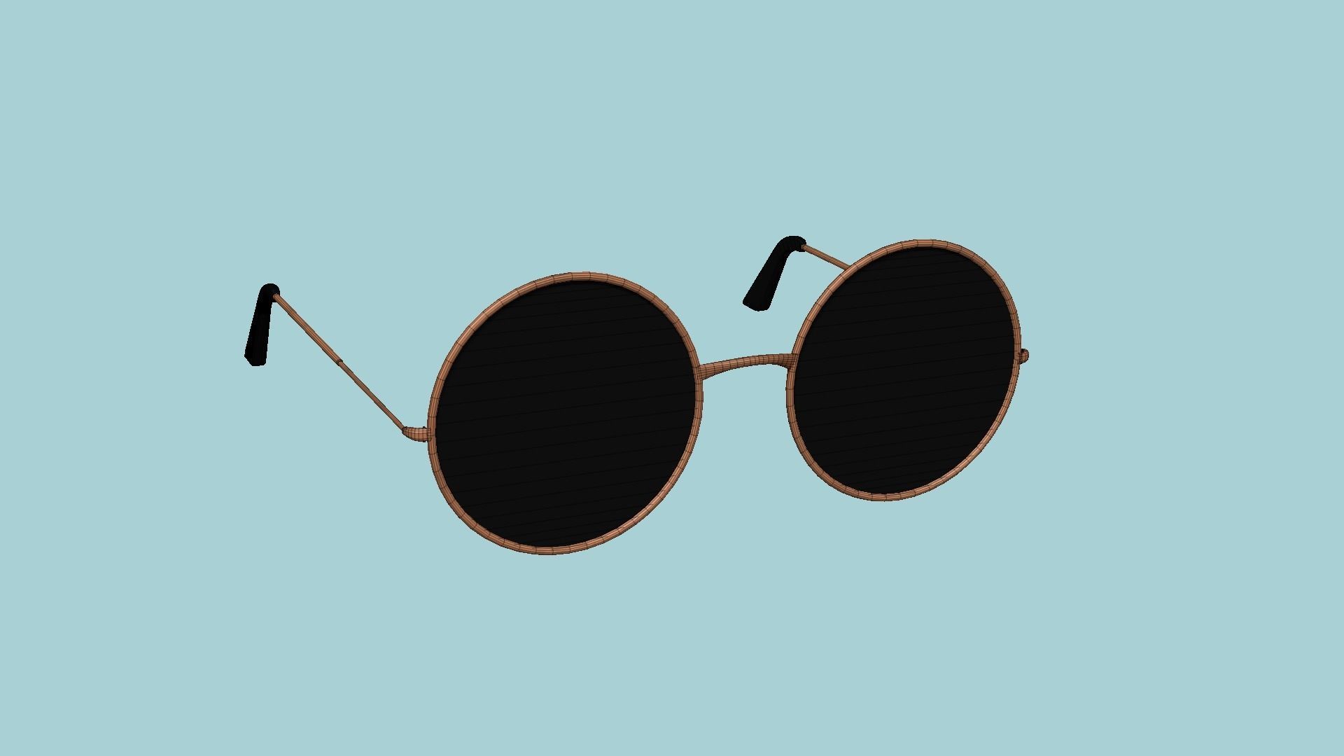 12 Sunglasses Rounded D Collection - Character Design Fashion _82
