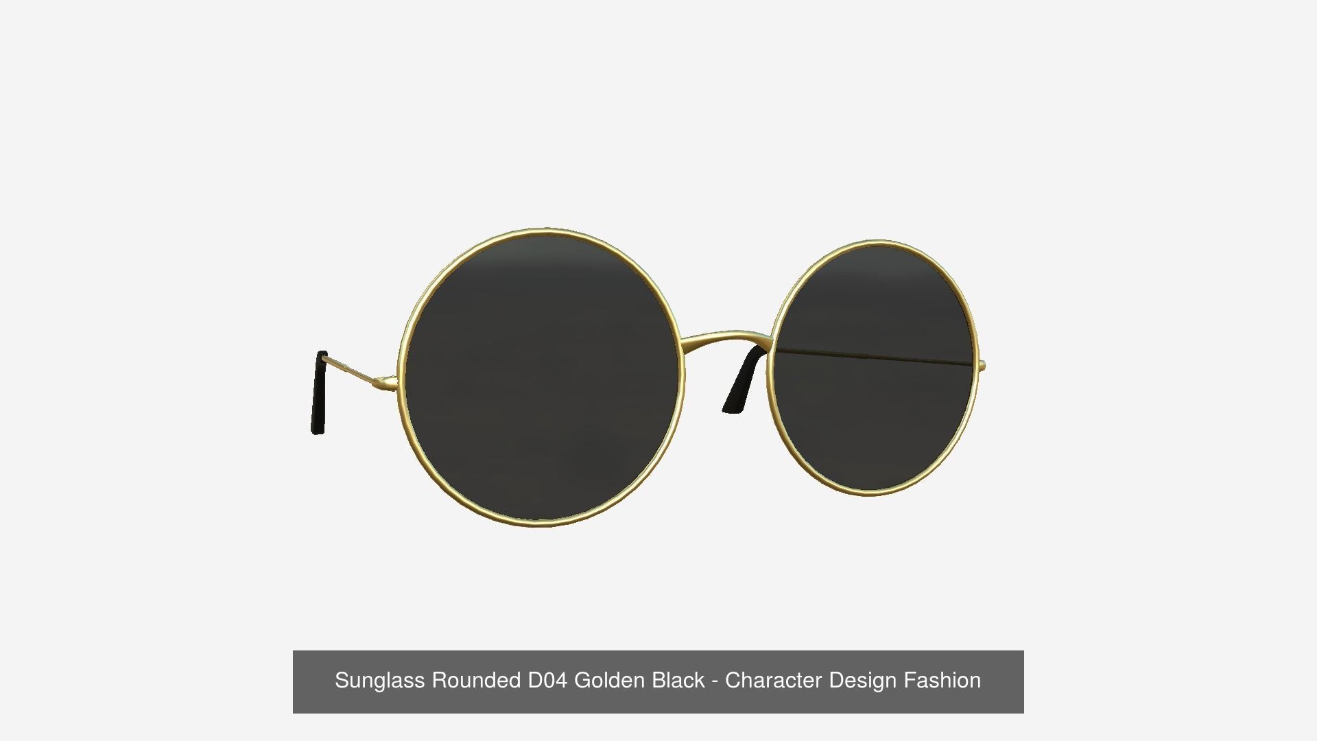12 Sunglasses Rounded D Collection - Character Design Fashion _5