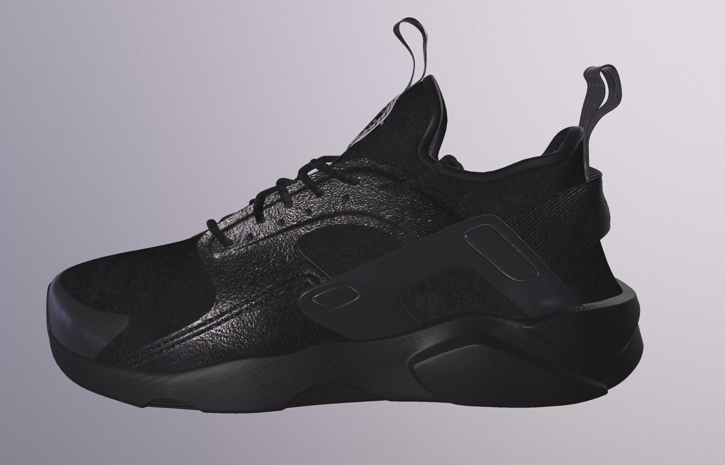 NIKE AIR HUARACHE SHOES PBR Low-poly 3D model_2