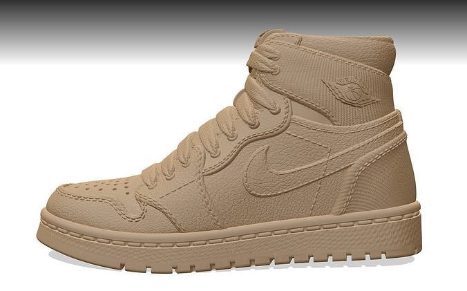 NIKE AIR JORDAN 1 SHOE SCULPTURE 3D model