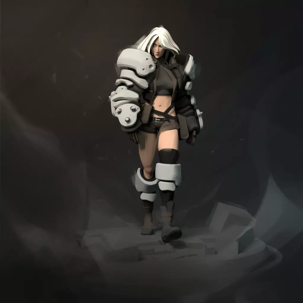 Nach Armored Arms 3D model_0