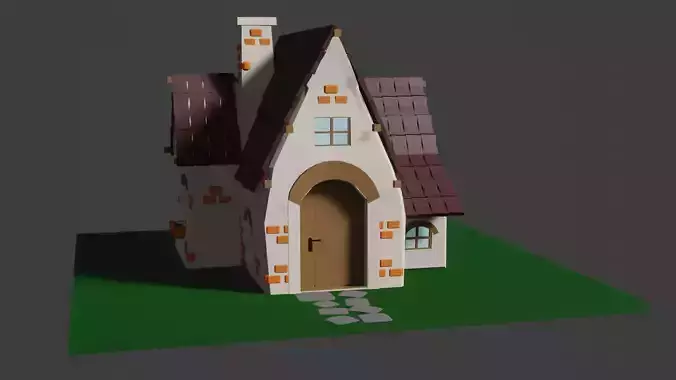 Cartoon Little House