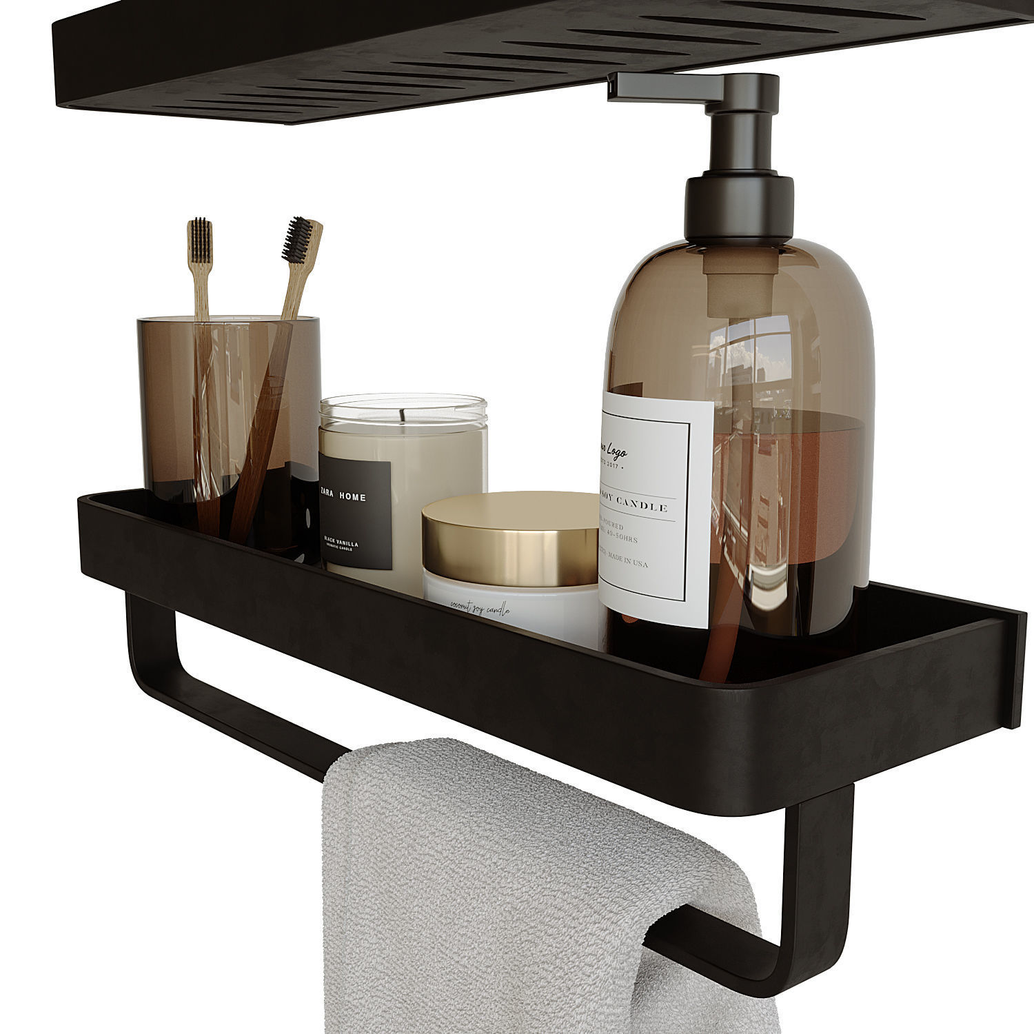 Decorative bathroom set 5 3D model_3