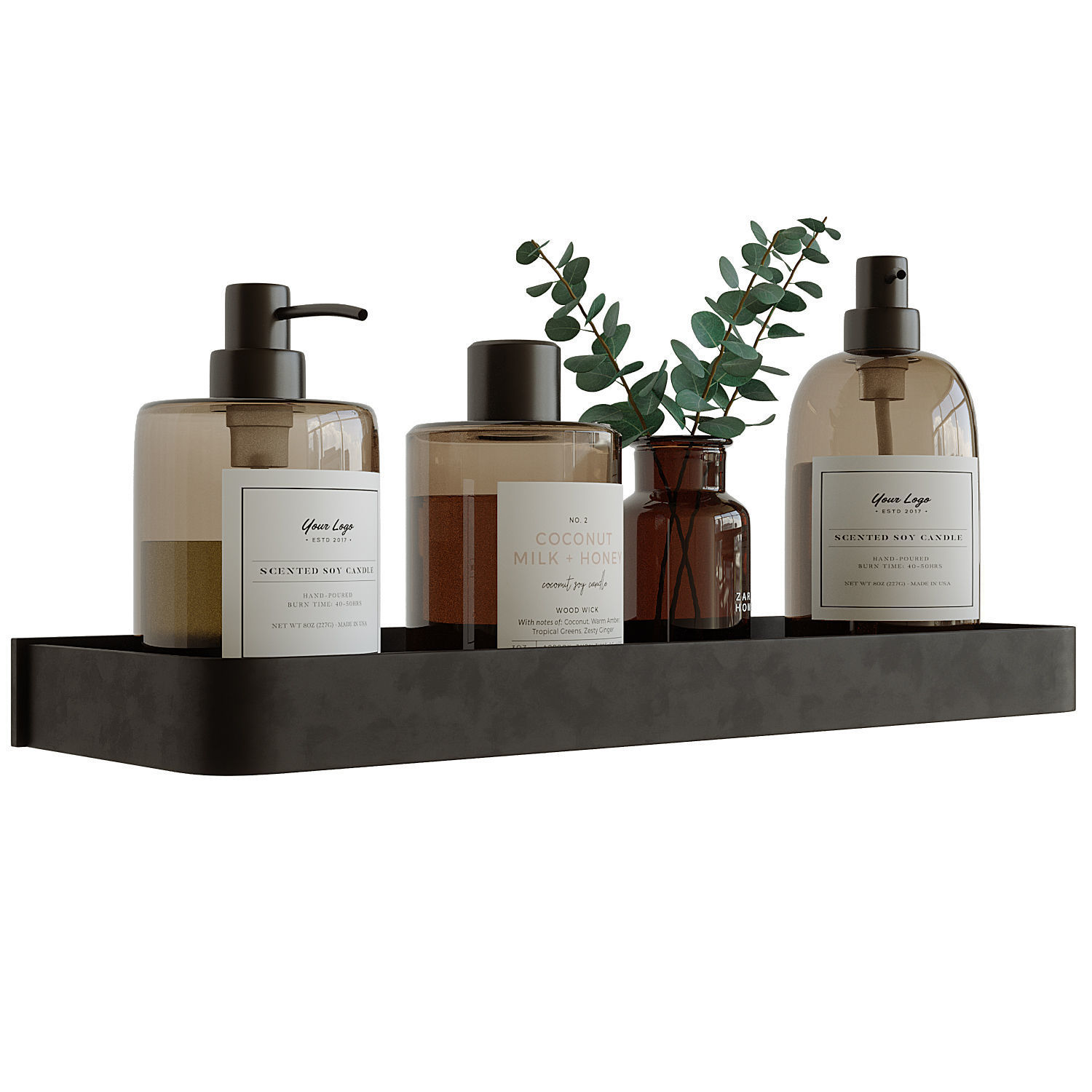 Decorative bathroom set 5 3D model_1