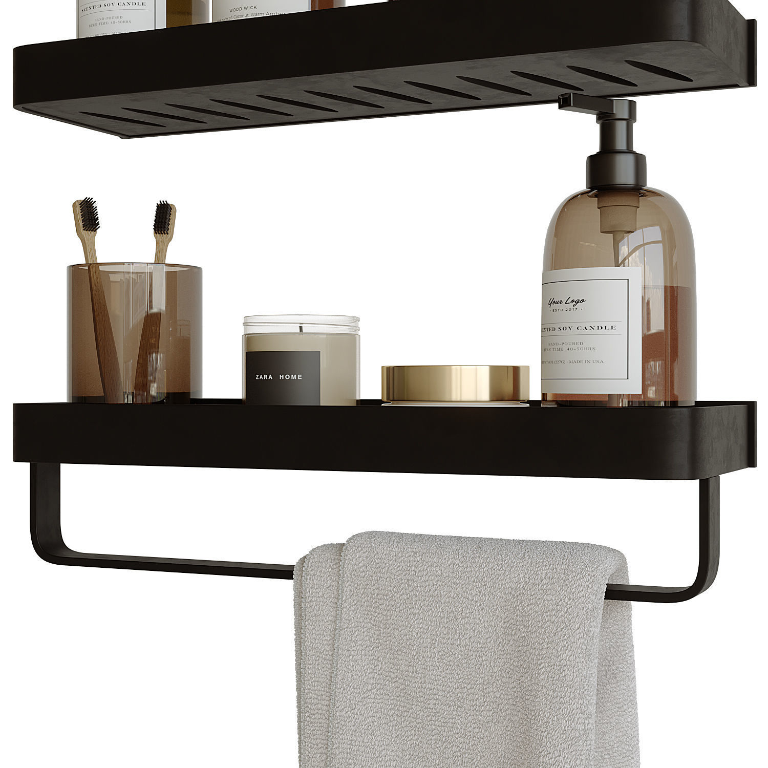 Decorative bathroom set 5 3D model_2