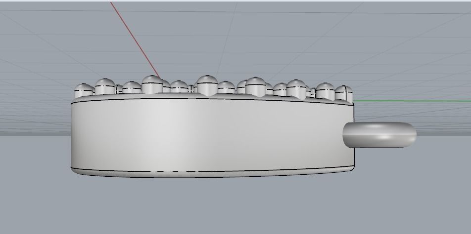 Pendant Model 1347 3D print model_7