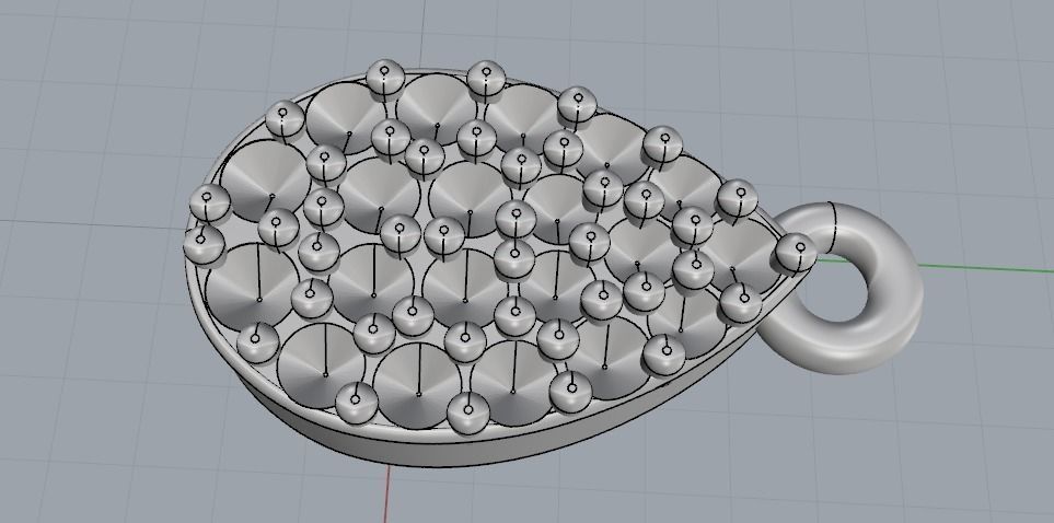 Pendant Model 1347 3D print model_6