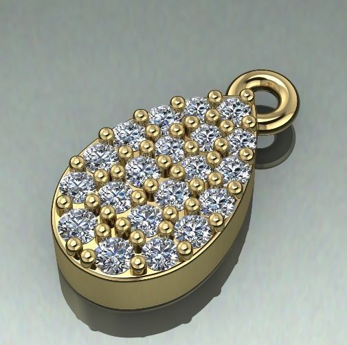 Pendant Model 1347 3D print model_1