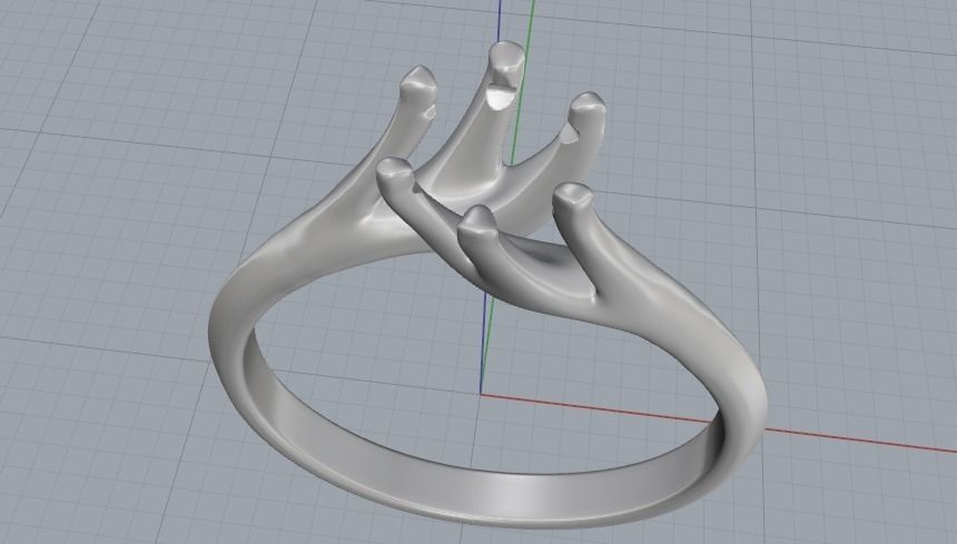 Soliter ring Model 1344 3D print model_9