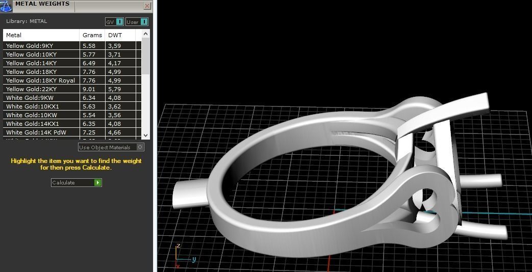 Heart ring Model 1367 3D print model_2
