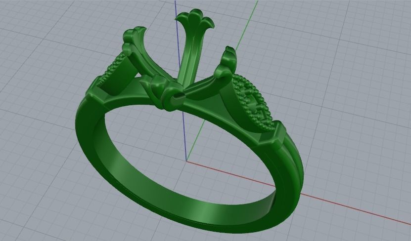Ring Model 1363 3D print model_7