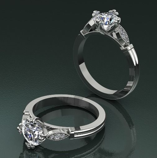 Ring Model 1363 3D print model_1