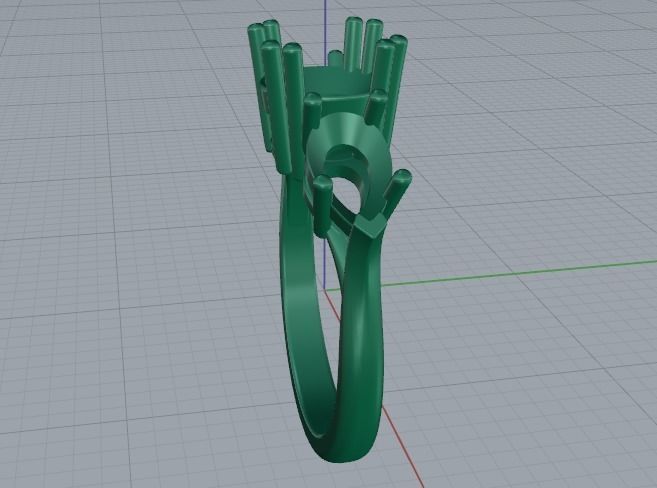 1361 Ring Model 1361 3D print model_5