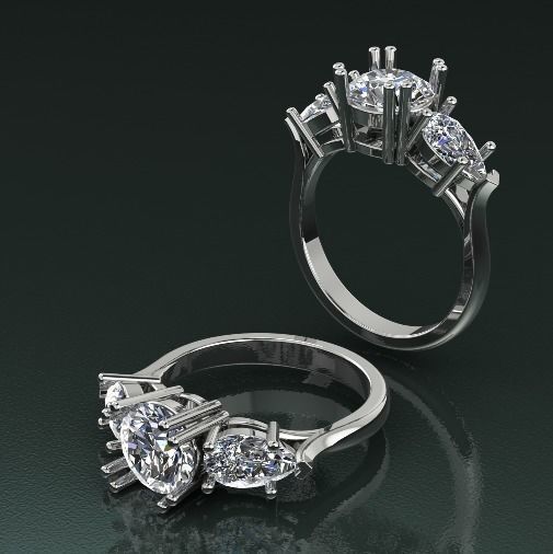 1361 Ring Model 1361 3D print model_1