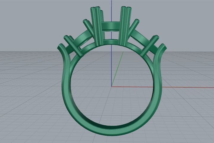 1361 Ring Model 1361 3D print model_6