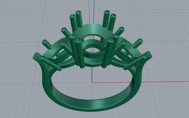 1361 Ring Model 1361 3D print model_4