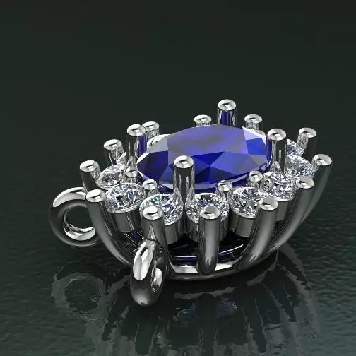 Pendant Model 1375 3D print model_0