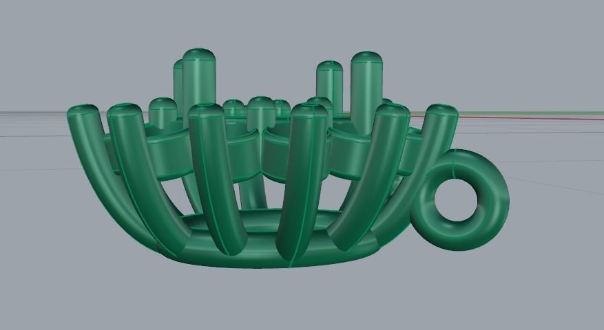 Pendant Model 1375 3D print model_7