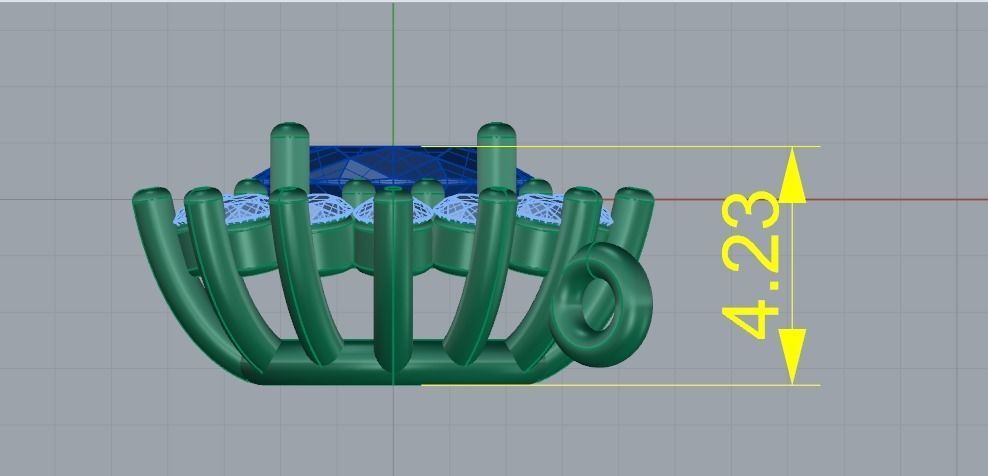 Pendant Model 1375 3D print model_5