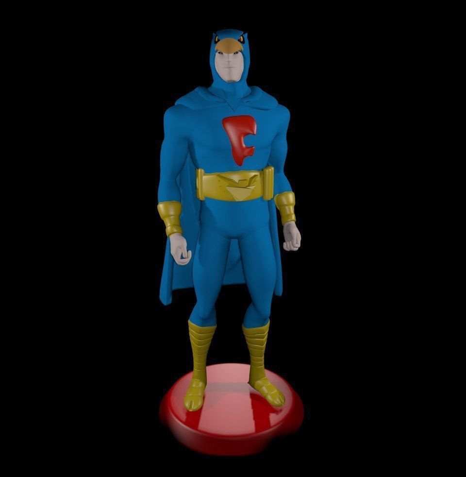 Blue Falcon and Dynomutt Dog Wonder STLs 3D print model_1