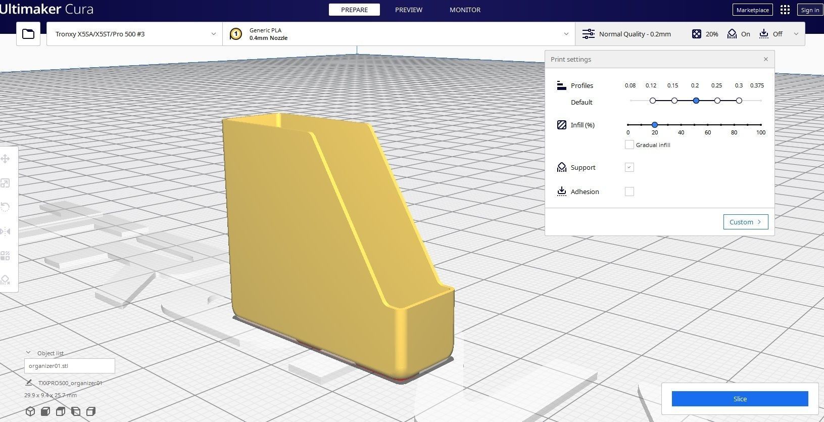 Folder Organizer M1 - With STL Low-poly 3D model_3
