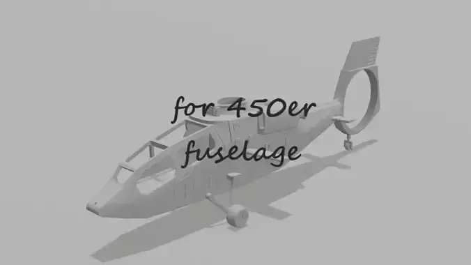 Helicopter OH1 Ninja for 450 fuselage x220 y220 Z220