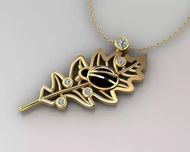 Pendant P193 3D Print Model 3D print model