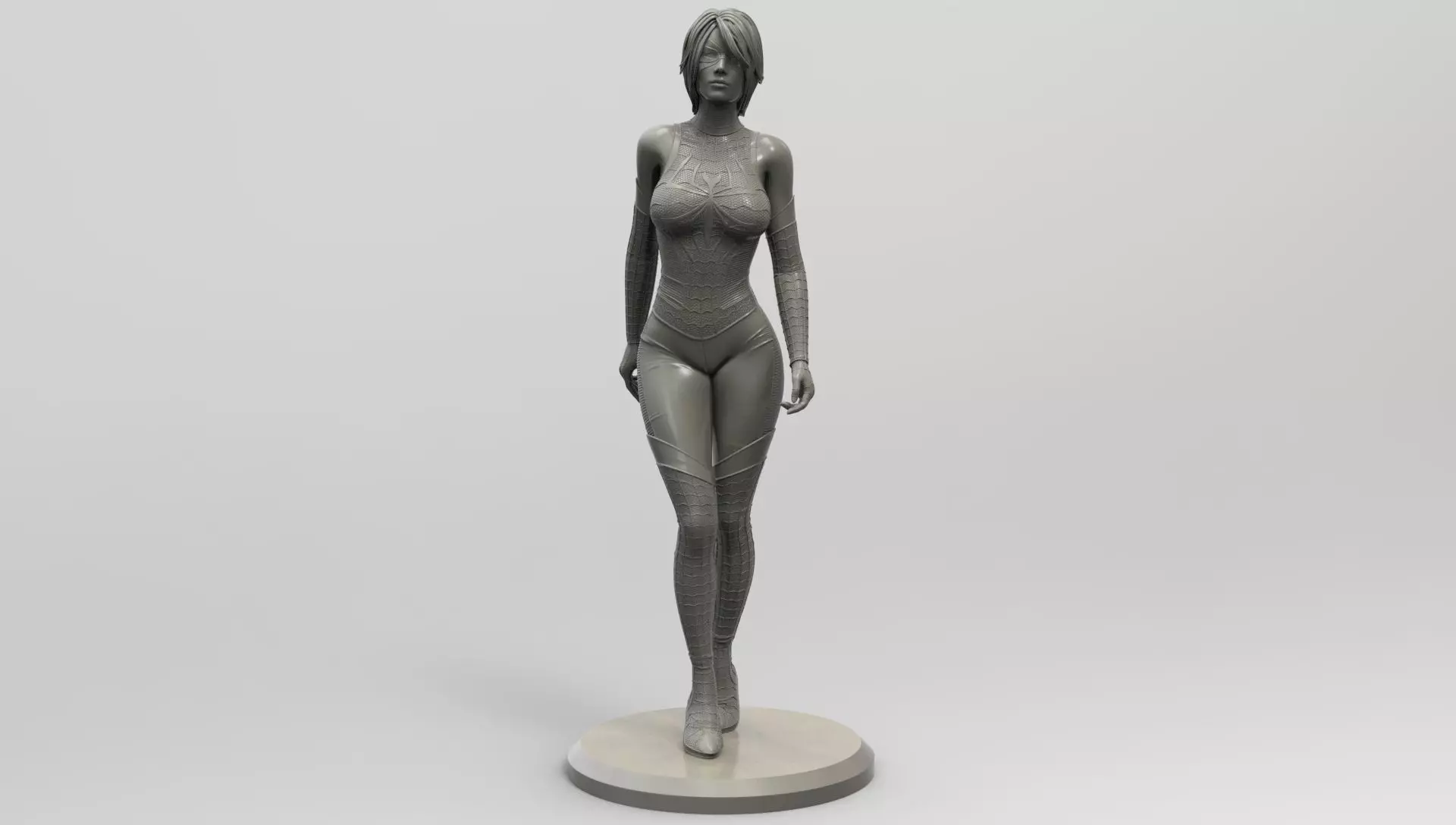 Ashley Barton - Spidergirl fashion walk 3D print model