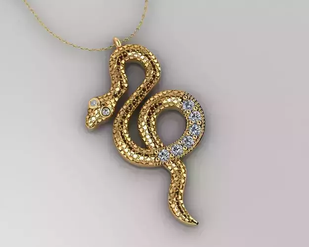 Pendant P195 3D Print Model