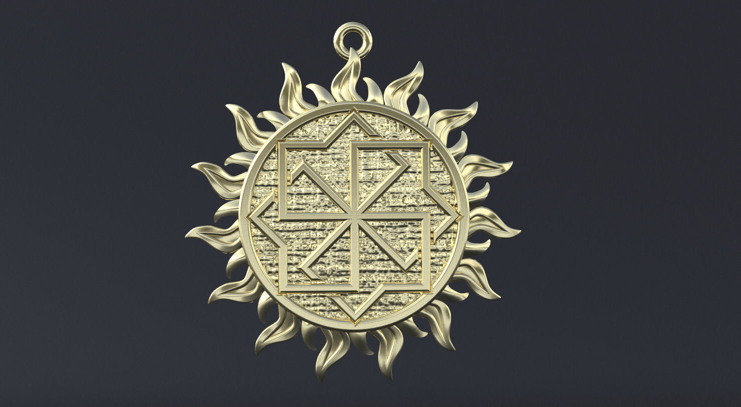 Ancient slavic nordic symbol 3D print or CNC model  3D print model_4