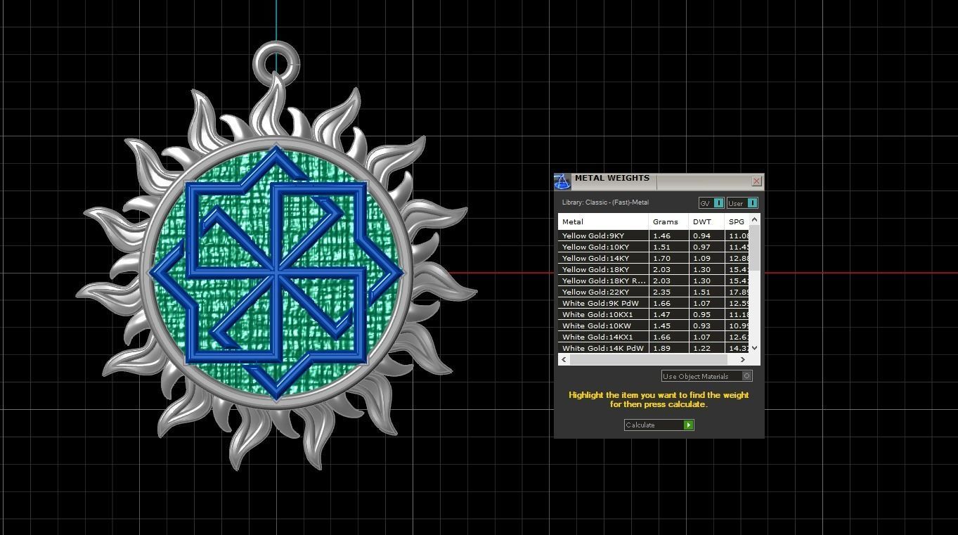 Ancient slavic nordic symbol 3D print or CNC model  3D print model_6