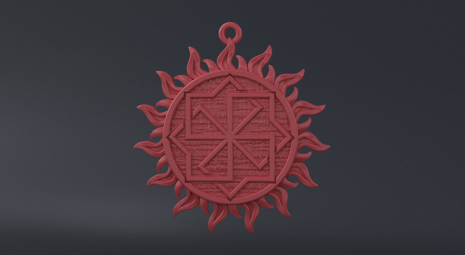 Ancient slavic nordic symbol 3D print or CNC model  3D print model_8