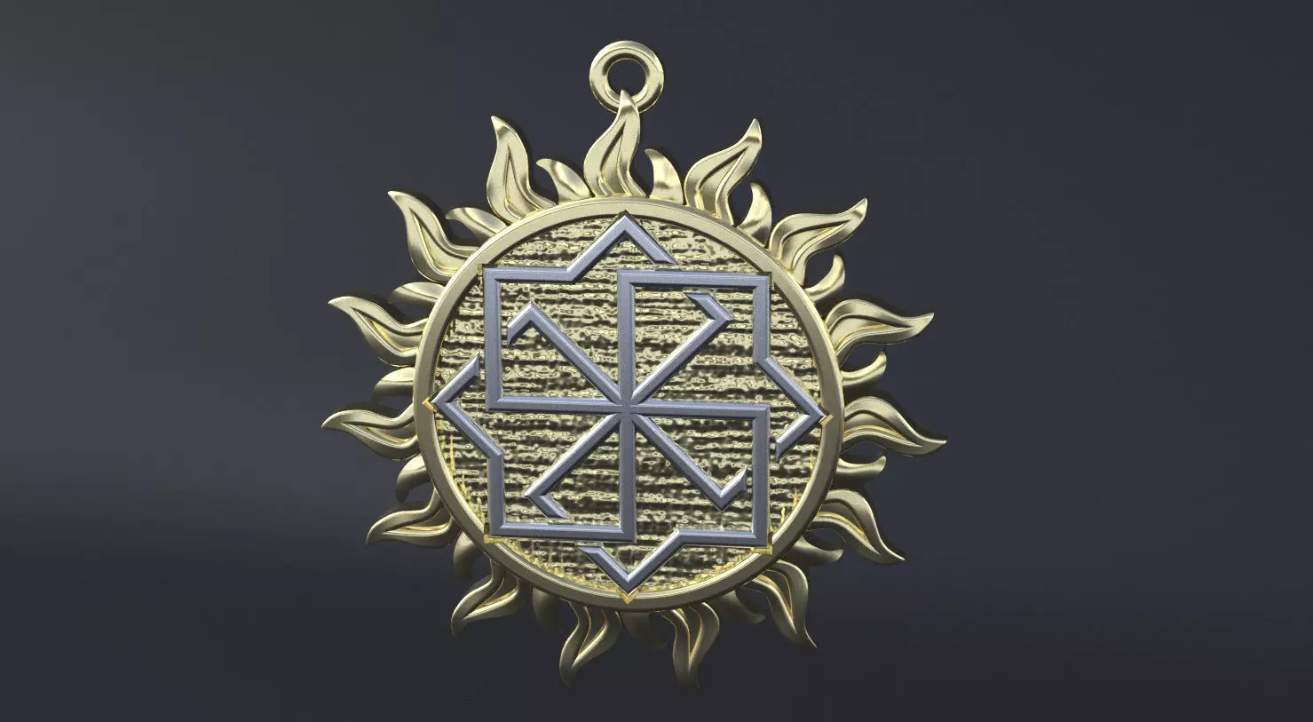 Ancient slavic nordic symbol 3D print or CNC model  3D print model_0