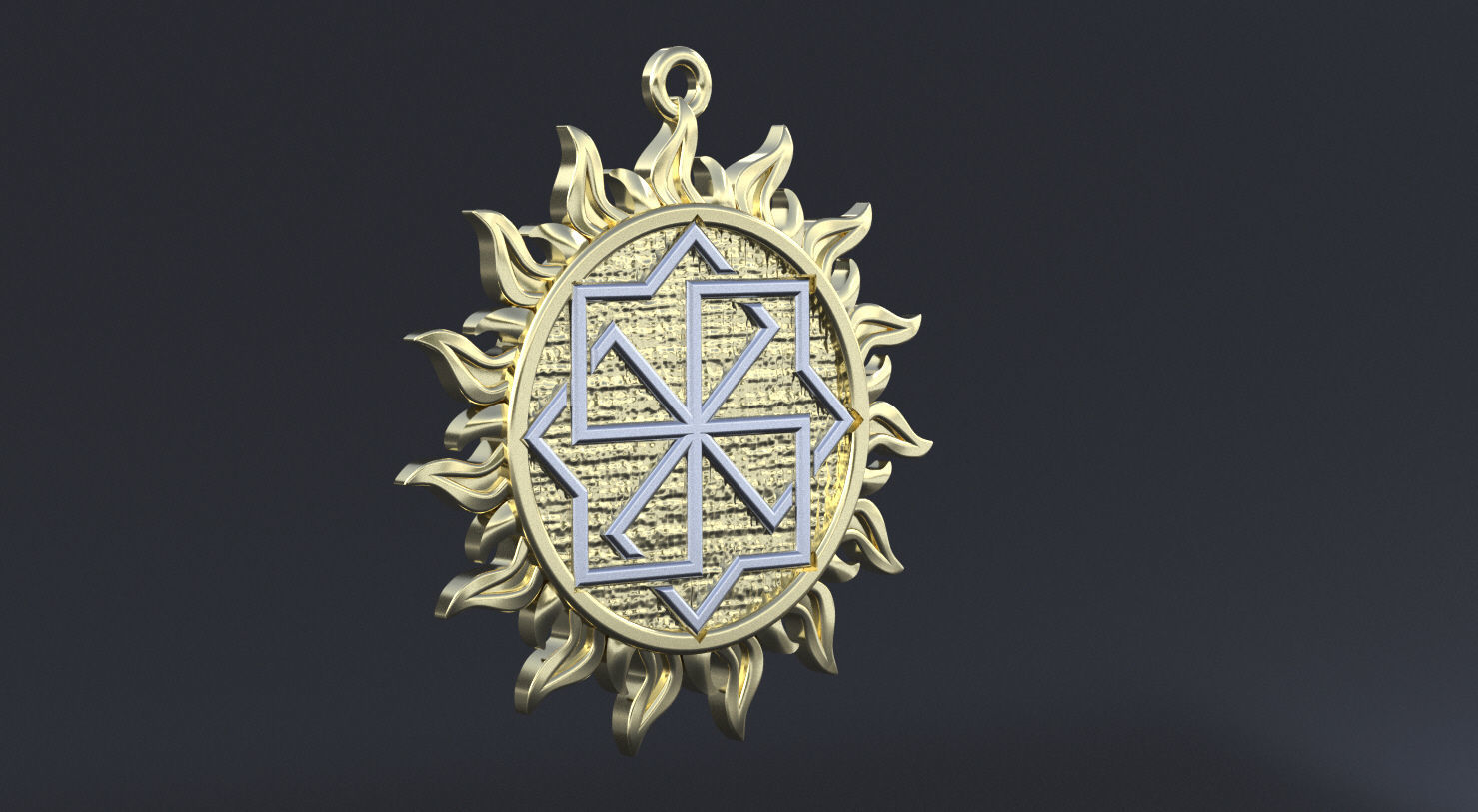 Ancient slavic nordic symbol 3D print or CNC model  3D print model_1