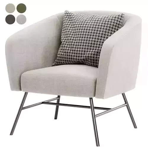 Omari arm chair 3D model