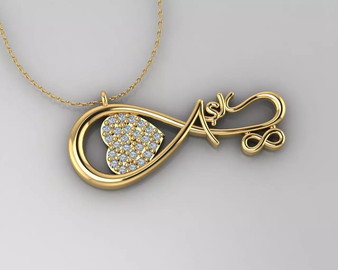 Pendant P196 3D Print Model 3D print model