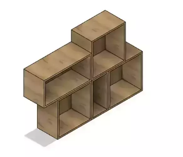 bookshelf wooden shelf with three compartments